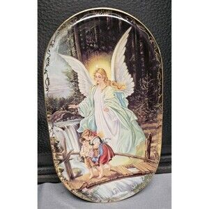 Bradford Exchange Guardian Angel Collector Plate 1995 Behuteter Heimweg Wall